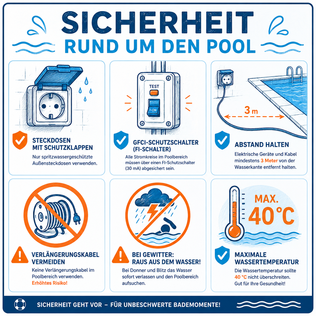 Wichtige Sicherheitstipps bei der Installation einer Poolheizung